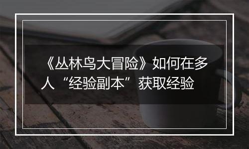 《丛林鸟大冒险》如何在多人“经验副本”获取经验