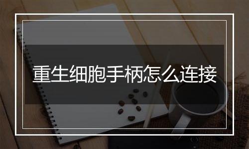 重生细胞手柄怎么连接