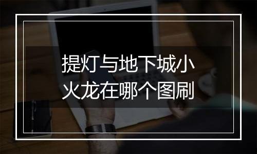 提灯与地下城小火龙在哪个图刷