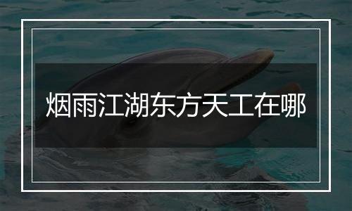 烟雨江湖东方天工在哪