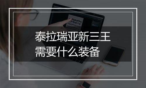 泰拉瑞亚新三王需要什么装备