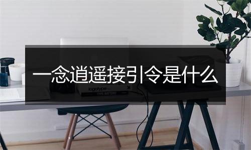 一念逍遥接引令是什么