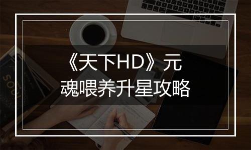 《天下HD》元魂喂养升星攻略
