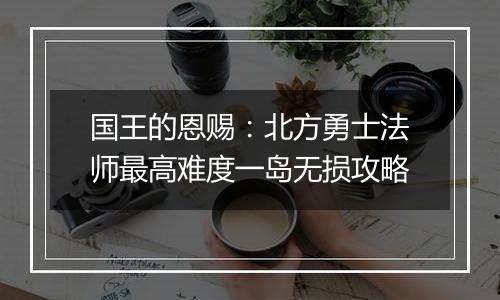 国王的恩赐：北方勇士法师最高难度一岛无损攻略