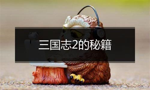 三国志2的秘籍