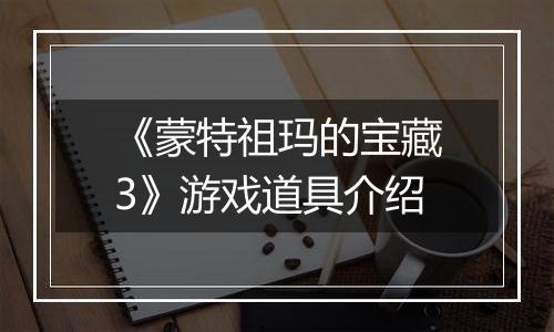 《蒙特祖玛的宝藏3》游戏道具介绍