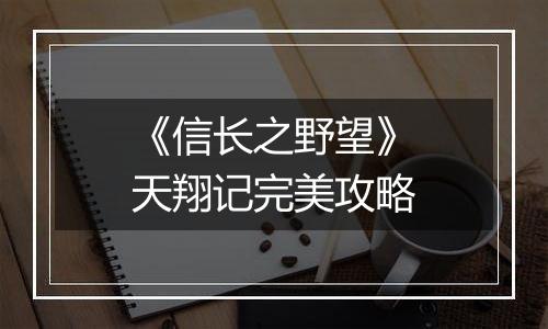 《信长之野望》天翔记完美攻略