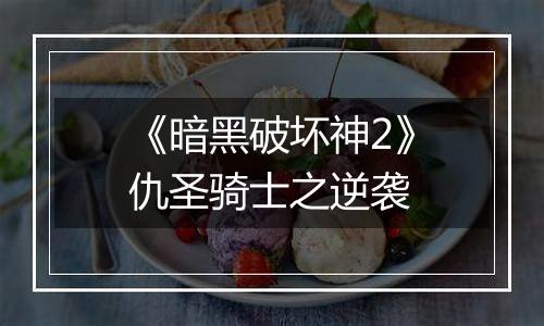 《暗黑破坏神2》仇圣骑士之逆袭