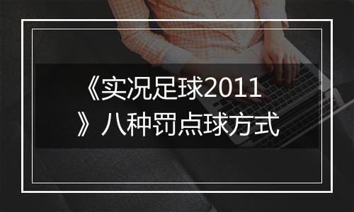 《实况足球2011》八种罚点球方式