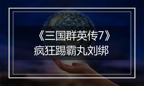 《三国群英传7》疯狂踢霸丸刘绑