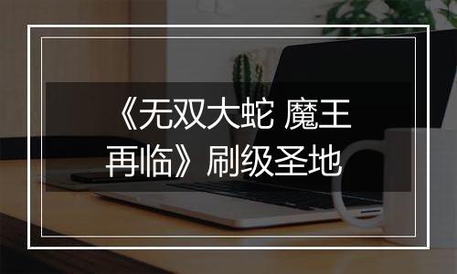 《无双大蛇 魔王再临》刷级圣地