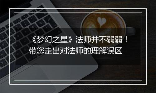 《梦幻之星》法师并不弱弱！带您走出对法师的理解误区