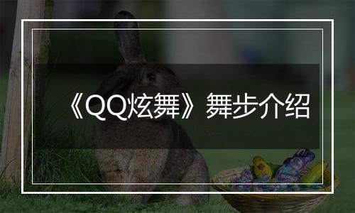 《QQ炫舞》舞步介绍