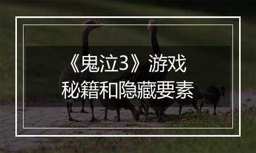 《鬼泣3》游戏秘籍和隐藏要素