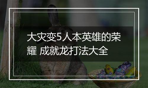 大灾变5人本英雄的荣耀 成就龙打法大全