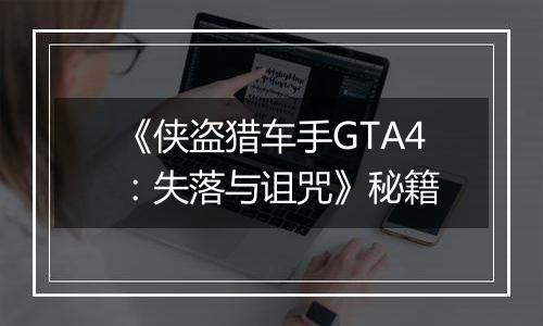 《侠盗猎车手GTA4：失落与诅咒》秘籍