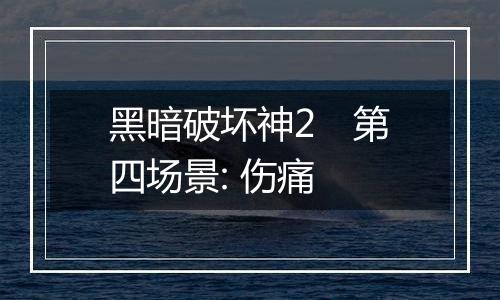 黑暗破坏神2　第四场景: 伤痛