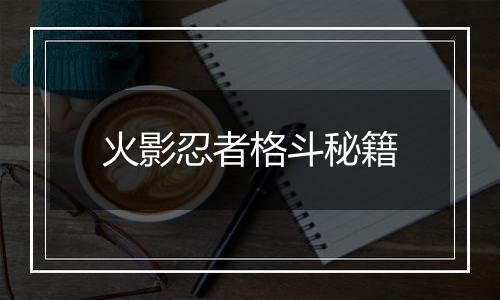 火影忍者格斗秘籍