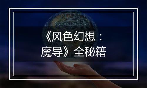 《风色幻想：魔导》全秘籍